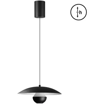 Светильник подвеснойс гибким неоном Novotech Iman 359336 черный LED 4W вниз/3W вверх 760Лм 3000K 220V