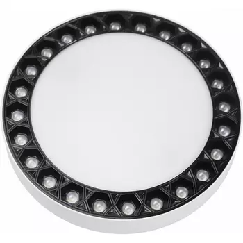 Светильник потолочный iLedex Mercury 5552-24W-D165-3/4K-WH+BK