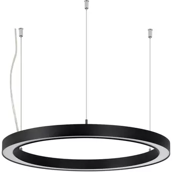 Подвесной светильник SP-CIRCLE-HANG-O3535-D500-30W Warm3000 (RAL9005, 120 deg, 230V) IP40 LED (Arlight, Алюминий) 049360