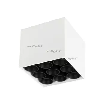Накладной светильник LED SP-ORIENT-SURFACE-TC-S95x95-20W Warm3000 (WH, 30 deg, 230V) (Arlight, IP20 Металл, 5 лет) 031865