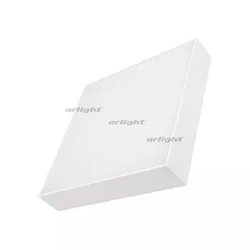 Потолочный светильник LED прямоугольный SP-QUADRO-S350x350-30W Warm3000 (WH, 120 deg, 230V) (Arlight, IP40 Металл) 034791