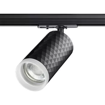 Светильник трековый однофазный двухжильный IP20 9W 220V NT22 черный Novotech Brill 370849