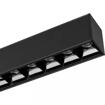 Светильник трековый магнитный MAG-LASER-45-L480-18W Day4000 (BK, 15 deg, 24V, DALI) (Arlight, IP20 Металл) 046542