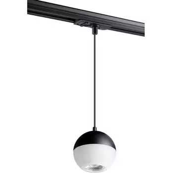 Светильник трековый однофазный трехжильный, длина провода 1м IP20 9W 220V NT22 080 черный Novotech Garn 370820