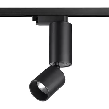 Светильник трековый однофазный трехжильный Novotech Tubo 359321 черный LED 10W 85-265V 3000K 1100Лм