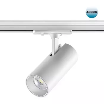 Светильник трековый однофазный трехжильный Novotech Selene 359160 PORT белый IP20 LED 24W 220V 4000К 2300Лм
