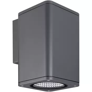 Светильник уличный настенный LGD-EVO-WALL-S100x100-12W Warm3000 (GR, 44 deg, 230V) (Arlight, IP54 Металл, 3 года) 046193