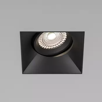 Светильник встраиваемый черный Elektrostandard Renzo 25019/01