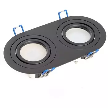 Светильник встраиваемый Feron DL2812 48459 50W G5.3 черный