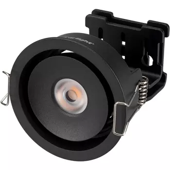 Светильник встраиваемый LED CL-SIMPLE-R78-9W Warm3000 (BK, 45 deg) (Arlight, IP20 Металл, 3 года) 028147
