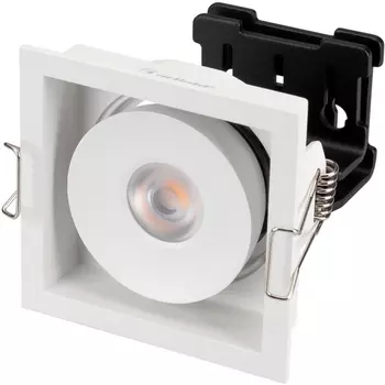 Светильник встраиваемый LED CL-SIMPLE-S80x80-9W Day4000 (WH, 45 deg) (Arlight, IP20 Металл, 3 года) 028148
