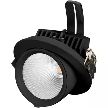 Светильник встраиваемый LED LTD-EXPLORER-R130-20W Day4000 (BK, 38 deg, 230V) (Arlight, IP20 Металл, 3 года) 034522