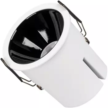 Светильник встраиваемый LED MS-ATLAS-BUILT-R90-25W Warm3000 (WH-BK, 30 deg, 230V) (Arlight, IP20 Металл, 5 лет) 035457