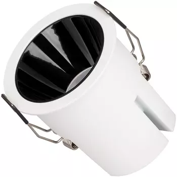 Светильник встраиваемый LED MS-ATLAS-BUILT-R72-20W Warm3000 (WH-BK, 30 deg, 230V) (Arlight, IP20 Металл, 5 лет) 035456