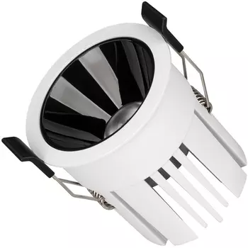 Светильник встраиваемый LED MS-ATLAS-BUILT-R66-15W Warm3000 (WH-BK, 35 deg, 230V) (Arlight, IP20 Металл, 5 лет) 035455