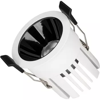 Светильник встраиваемый LED MS-ATLAS-BUILT-R58-10W Warm3000 (WH-BK, 35 deg, 230V) (Arlight, IP20 Металл, 5 лет) 035454