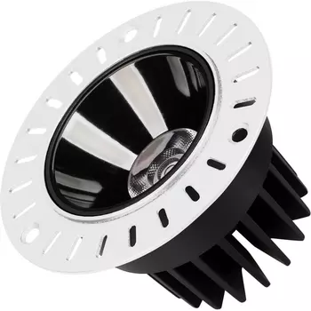 Светильник встраиваемый LED MS-ATLAS-TRIMLESS-R70-12W Warm3000 (BK, 32deg, 230V) (Arlight, IP20 Металл, 5 лет) 036105