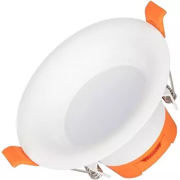 Светильник встраиваемый LED MS-BLIZZARD-BUILT-R102-8W Warm3000 (WH, 100 deg, 230V) (Arlight, IP20 Металл, 3 года) 036578