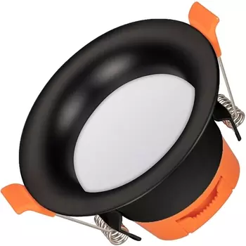 Светильник встраиваемый LED MS-BLIZZARD-BUILT-R90-6W Warm3000 (BK, 100 deg, 230V) (Arlight, IP20 Металл, 3 года) 036610