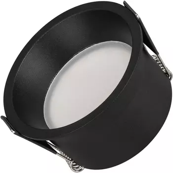 Светильник встраиваемый LED MS-BREEZE-BUILT-R82-9W Warm3000 (BK, 80 deg, 230V) (Arlight, IP20 Металл, 3 года) 036619