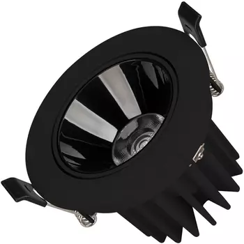 Светильник встраиваемый LED MS-FORECAST-BUILT-TURN-R102-12W Day4000 (BK-BK, 32 deg, 230V) (Arlight, IP20 Металл, 5 лет) 035452