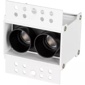 Светильник встраиваемый LED MS-ORIENT-BUILT-TRIMLESS-TC-S38x67-5W Day4000 (WH-BK, 30 deg, 230V) (Arlight, IP20 Металл, 5 лет) 032228