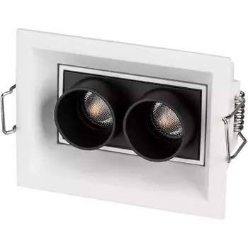 Светильник встраиваемый LED MS-ORIENT-BUILT-TURN-TC-S67x90-5W Day4000 (WH-BK, 30 deg, 230V) (Arlight, IP20 Металл, 5 лет) 032232