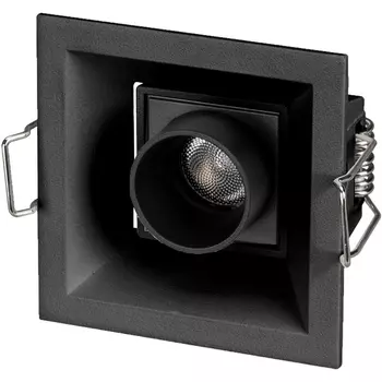 Светильник встраиваемый LED MS-ORIENT-BUILT-TURN-TC-S67x67-3W Day4000 (BK-BK, 30 deg, 230V) (Arlight, IP20 Металл, 5 лет) 037205