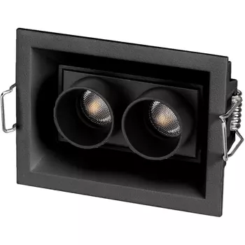 Светильник встраиваемый LED MS-ORIENT-BUILT-TURN-TC-S67x90-5W Day4000 (BK-BK, 30 deg, 230V) (Arlight, IP20 Металл, 5 лет) 037207