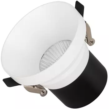Светильник встраиваемый LED MS-VOLCANO-BUILT-R82-10W Warm3000 (WH, 38 deg, 230V) (Arlight, IP20 Металл, 5 лет) 033663