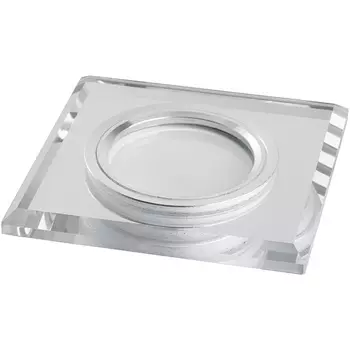 Светильник встраиваемый с белой LED подсветкой Feron CD8150 41910 MR16 G5.3 белый