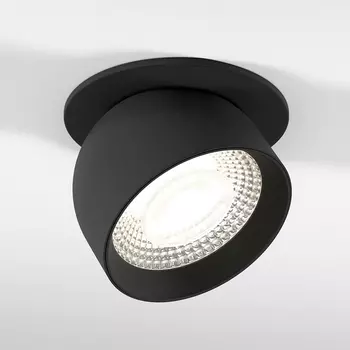 Светильник встраиваемый светодиодный Elektrostandard Uno 25092/LED 8W 4000K черный
