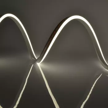 Светодиодная гибкая герметичная лента Neon 5 м. Neon ULS-N03-2835-100LED/m-8mm-IP67-DC12V-11W/m-5M-4000K блистер Uniel