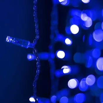 Светодиодная гирлянда ARD-CURTAIN-CLASSIC-2000x3000-CLEAR-760LED Blue (230V, 60W) (Ardecoled, IP65) 024861