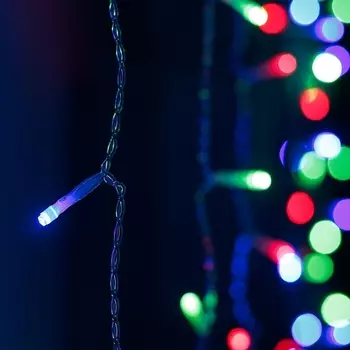 Светодиодная гирлянда ARD-CURTAIN-HOME-2000x2500-CLEAR-300LED RGB (230V, 18W) (Ardecoled, IP20) 024833