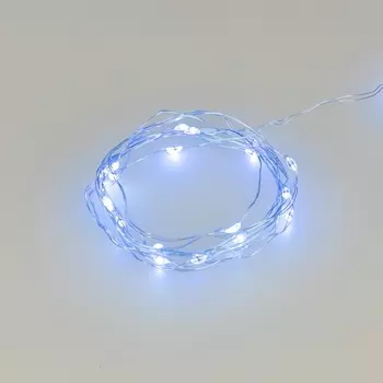 Светодиодная гирлянда ARD-DEW-HOME-2000-CLEAR-20LED-STD Blue (3V, Battery Pack) (Ardecoled, IP20) 048707 Arlight