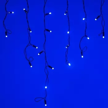 Светодиодная гирлянда ARD-EDGE-CLASSIC-2400x600-BLACK-88LED-FLASH BLUE (230V, 6W) (Ardecoled, IP65) 026010