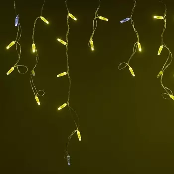 Светодиодная гирлянда ARD-EDGE-CLASSIC-2400x600-CLEAR-88LED-FLASH Gold (230V, 6W) (Ardecoled, IP65) 031186