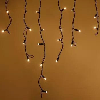 Светодиодная гирлянда ARD-EDGE-PRO-4000x600-BLACK-128LED-MILK-FLASH Warm (230V, 8W) (Ardecoled, IP65) 034128