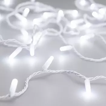 Светодиодная гирлянда ARD-STRING-CLASSIC-1000-WHITE-100LED-MILK-PULSE White (230V, 7W) (Ardecoled, IP65) 031648