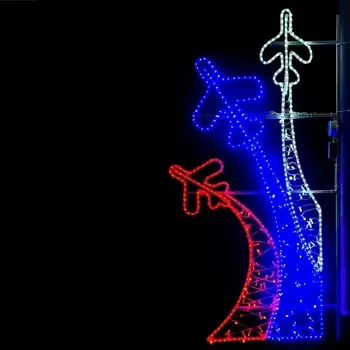 Светодиодная Консоль «Самолеты» x см, Триколор, 220В Laitcom Консоли LC-13410