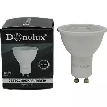 Светодиодная лампа 8Вт MR16 220В GU10 4000K Donolux DL18263N8GU10