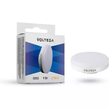Светодиодная лампа Simple GX53 9W 2700K Voltega 7236