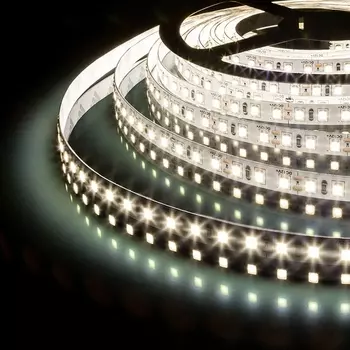 Светодиодная лента 12V 120Led 9,6W IP20 Elektrostandard 2835 теплый белый, 5м (5 шт.)