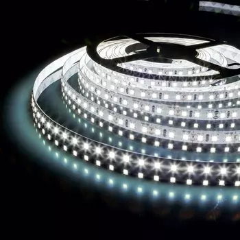 Светодиодная лента 12V 120Led 9,6W IP65 Elektrostandard 2835 холодный белый, 5м (5 шт.)
