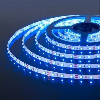 Светодиодная лента 12V 60Led 4,8W IP20 Elektrostandard 2835 синий, 5м (5 шт.)