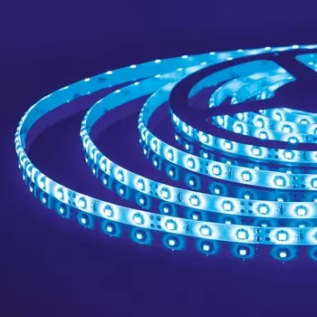 Светодиодная лента 12V 60Led 4,8W IP65 Elektrostandard 2835 синий, 5м (5 шт.)
