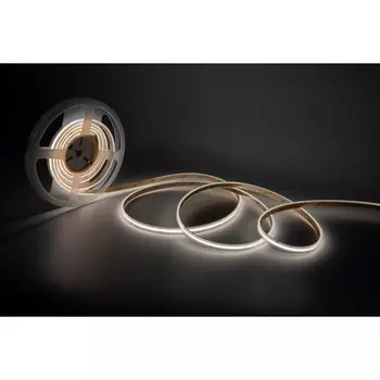 Светодиодная лента влагозащищенная SMD2110 480S-30-67, 9,6Вт/м, 850Лм/м, 3000К, 24V DC, IP67, 5м Fiberli 480S 12840102