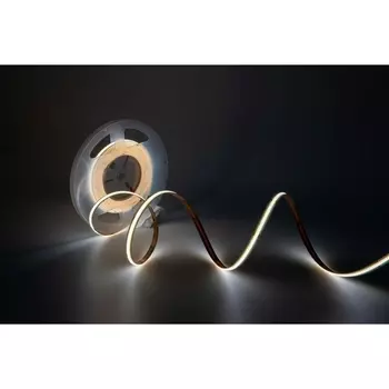 Светодиодная лента SMD2110 480S-30, 9,6Вт/м, 850Лм/м, 3000К, 24V DC, IP20, 5м Fiberli 480S 12840202