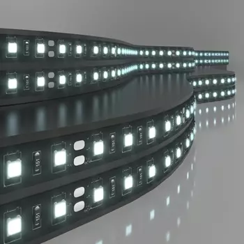 Светодиодная лента 24V 60Led 14,4W IP20 Elektrostandard Black 5050 холодный белый, Black, 5м (5 шт.)